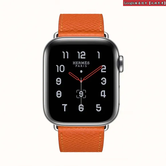 爱马仕/Hermes 橙色 Apple Watch Hermès Series 5腕表，搭配40毫米单圈表带 H0150001_00_|_H077058CJ9J